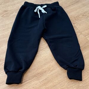 Classic Black Kids Jogger Sweatpants